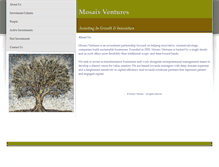 Tablet Screenshot of mosaixventures.com